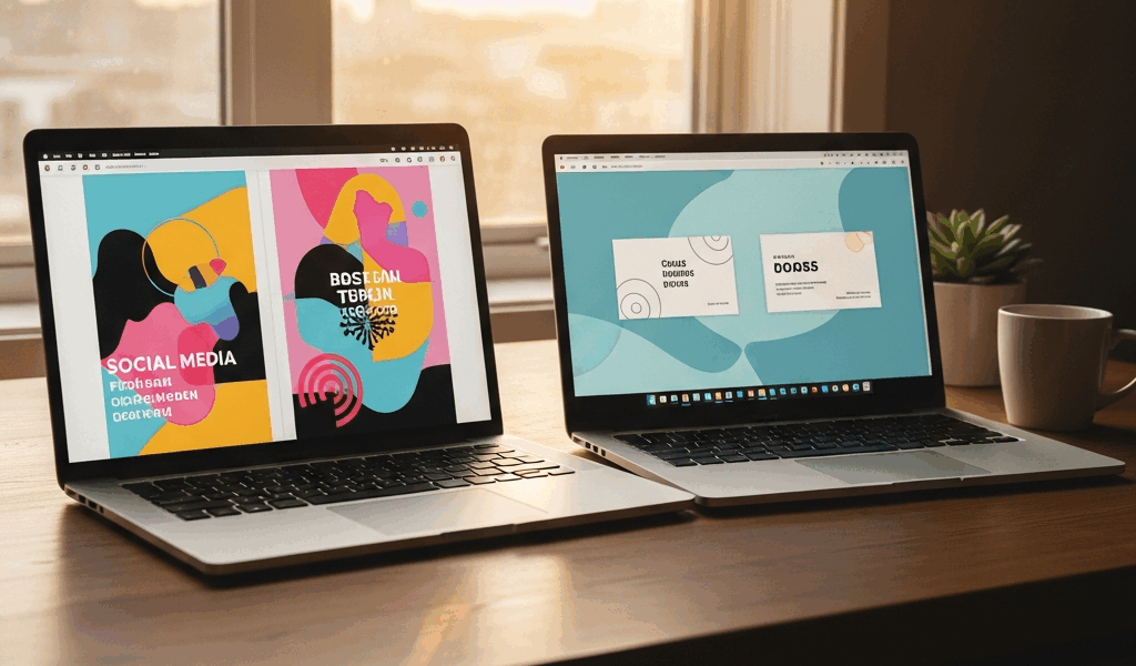 Canva vs Adobe Express for Small Business Which Free Design Tool Wins