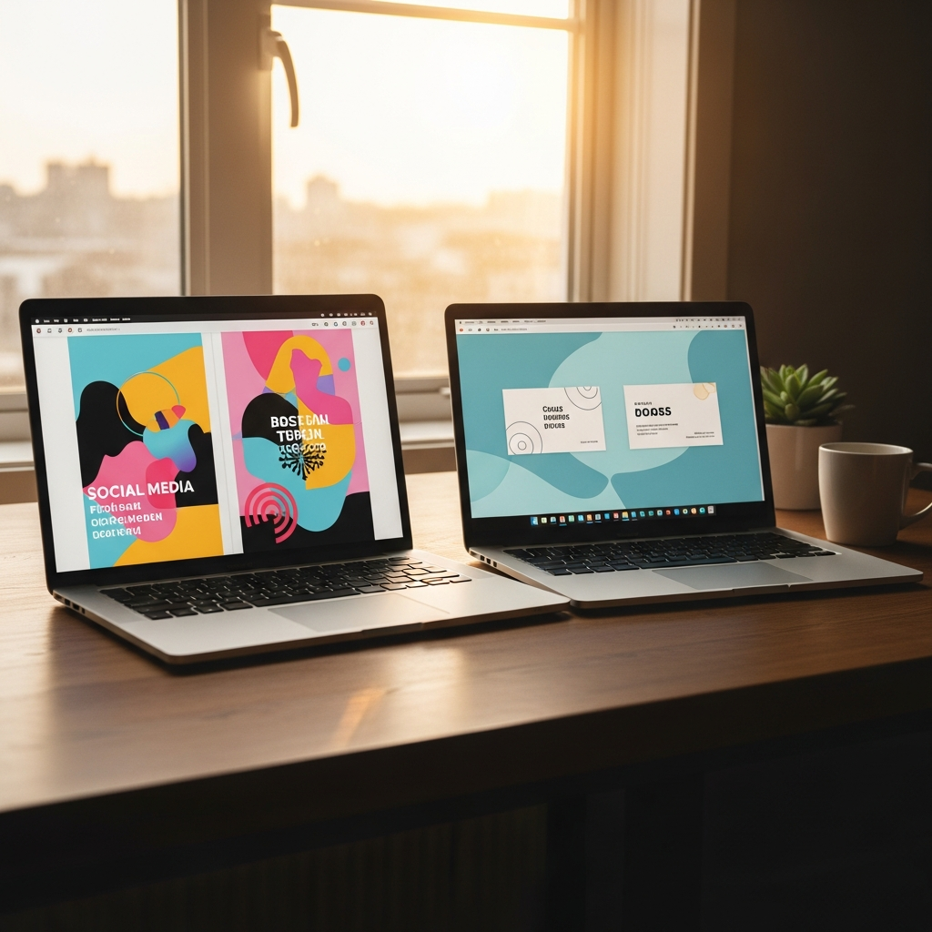 Canva vs Adobe Express for Small Business — Which Free Design Tool Wins