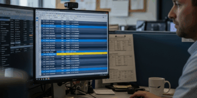 airline crew scheduling software showing flight assignments and roster