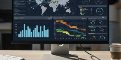 airline fleet management dashboard with aircraft utilization and scheduling