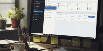 AWS management console dashboard with highlighted navigation elements