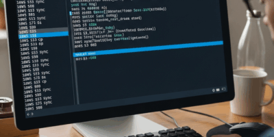 command line interface showing S3 file transfer operations to cloud storage