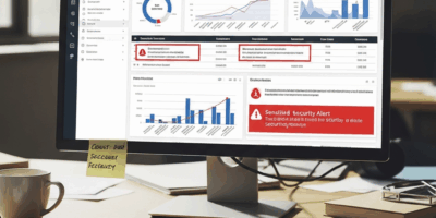 data classification dashboard with sensitive data discovery and security alerts