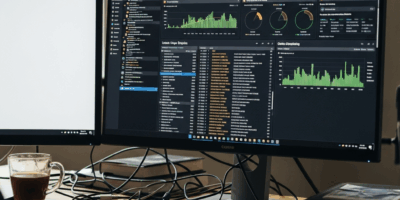 data pipeline dashboard showing log routing and observability metrics