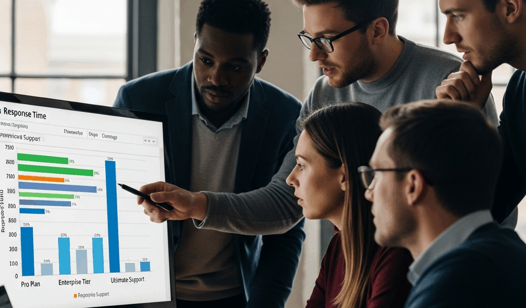 enterprise support value analysis with response time and coverage comparison