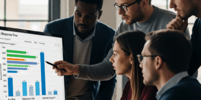 enterprise support value analysis with response time and coverage comparison