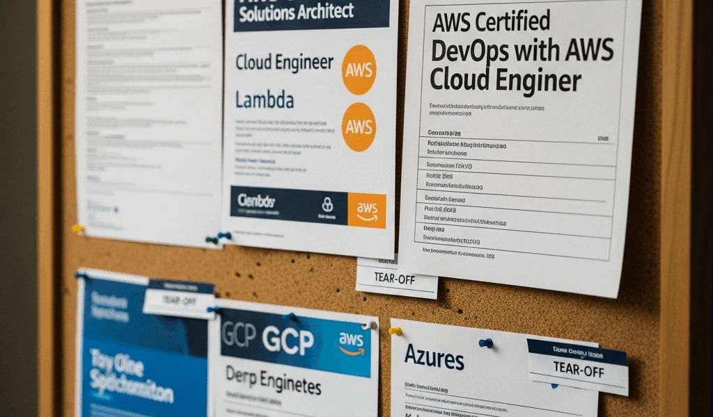 job posting board highlighting in-demand AWS cloud skills