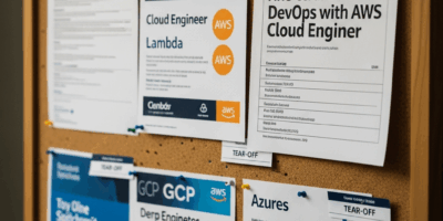 job posting board highlighting in-demand AWS cloud skills