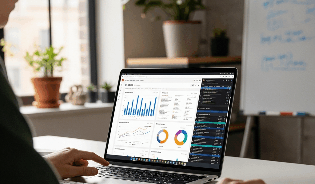 log analysis tutorial with Kibana dashboard and Elasticsearch query results