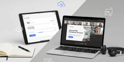 online learning platform with self-paced course vs virtual classroom