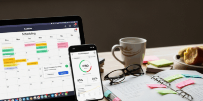 productivity apps showing calendar scheduling and time management features
