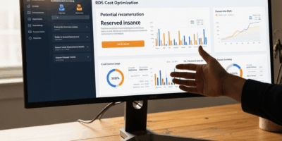 RDS cost optimization dashboard with reserved instance recommendations